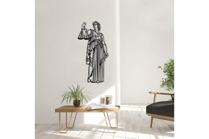 Dekorativ Väggaccessoar, Svart