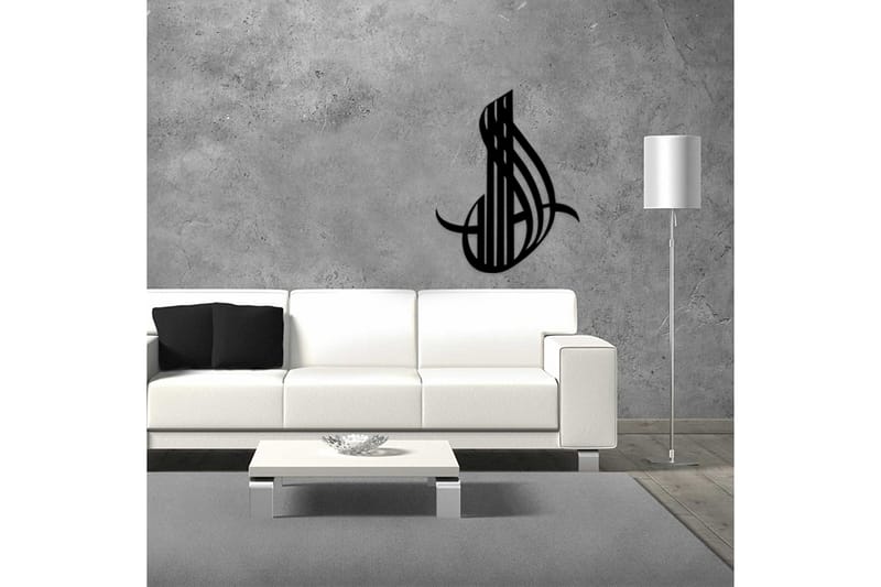 Dekorativ Väggaccessoar - Svart - Inredning - Väggdekor - Skylt - Plåtskyltar