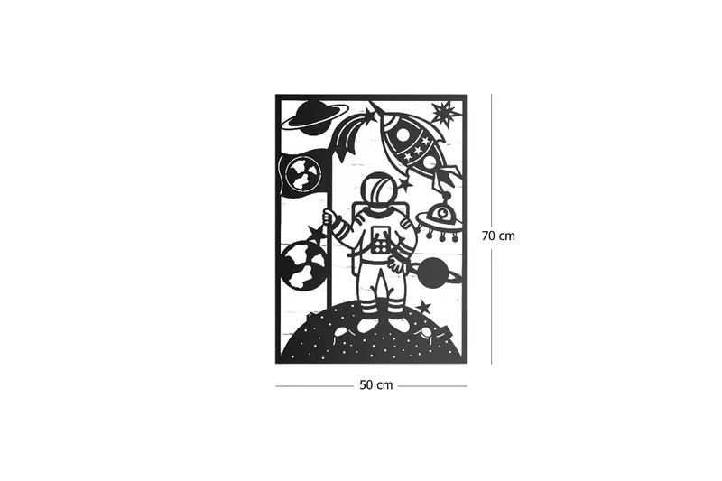 Dekorativ Väggaccessoar - Svart - Inredning - Väggdekor - Skylt - Plåtskyltar