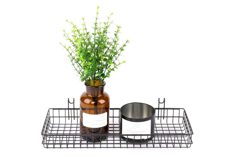 Dekorativ Väggaccessoar - Svart - Förvaring - Småförvaring - Förvaringskorgar - Trådkorg