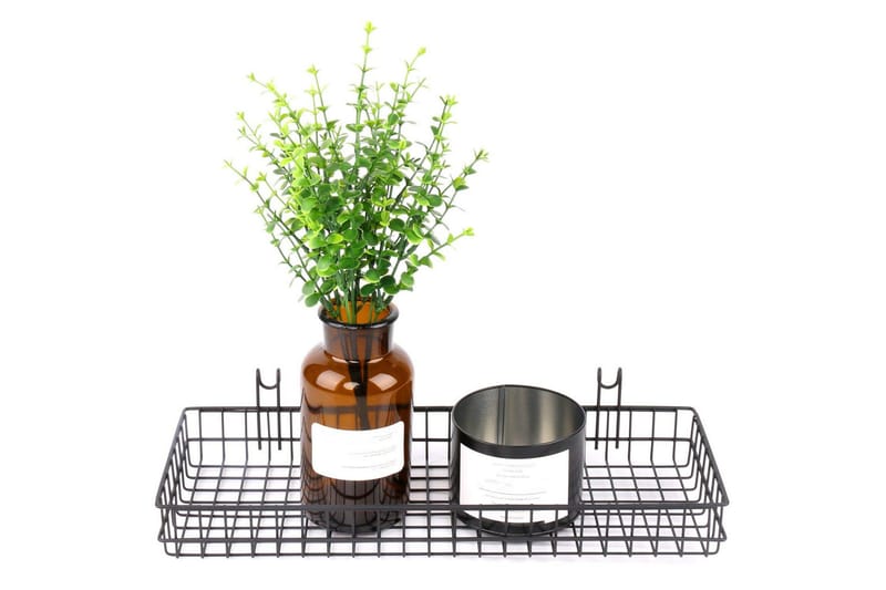 Dekorativ Väggaccessoar - Svart - Förvaring - Småförvaring - Förvaringskorgar - Trådkorg