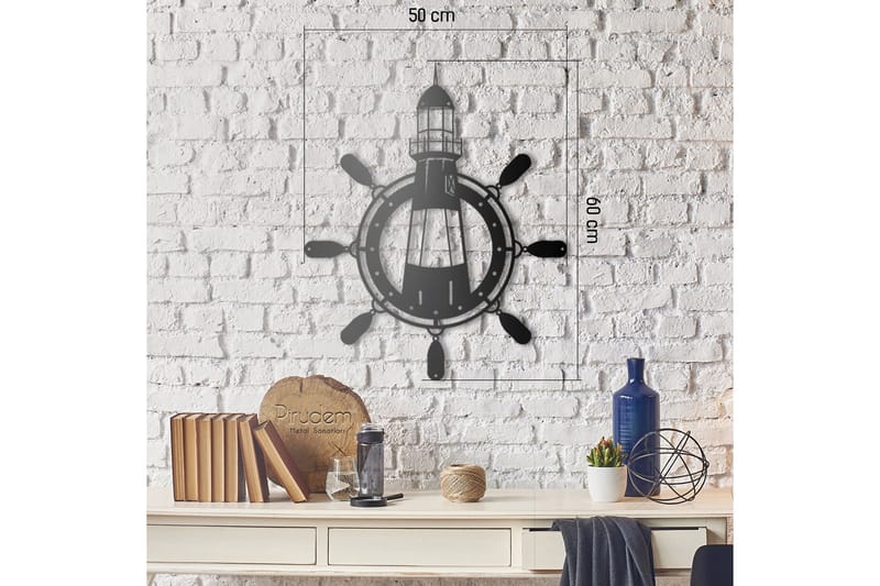 Dekorativ Väggaccessoar - Svart - Inredning - Väggdekor - Skylt - Plåtskyltar