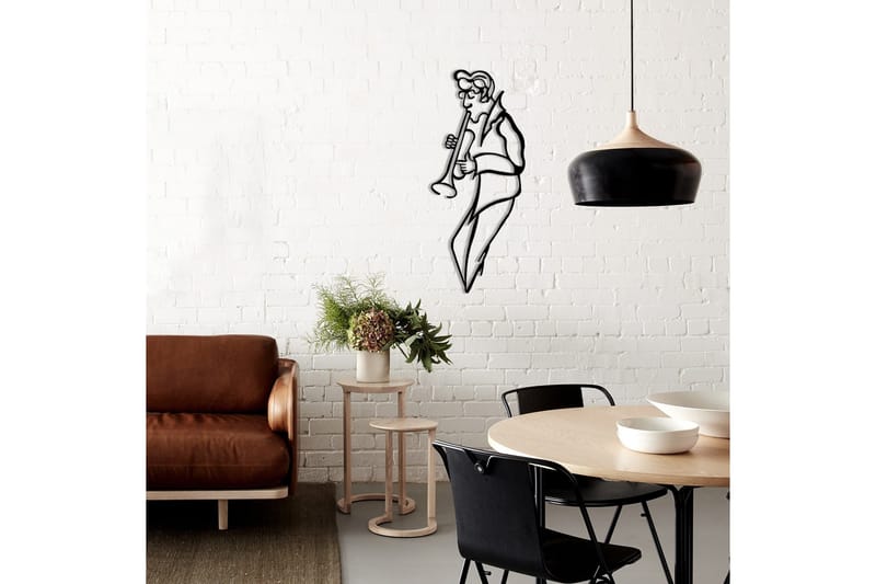 Dekorativ Väggaccessoar - Svart - Inredning - Väggdekor - Skylt - Plåtskyltar