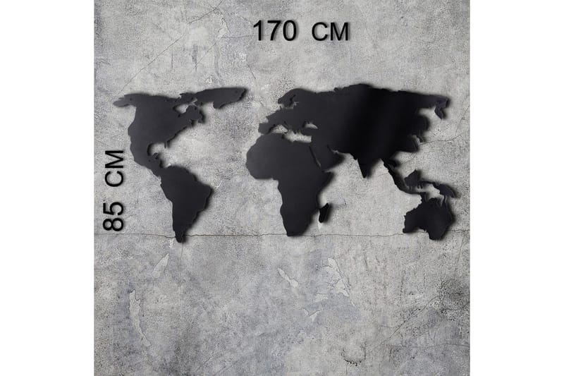 Dekorativ Väggaccessoar - Svart - Inredning - Väggdekor - Skylt - Plåtskyltar