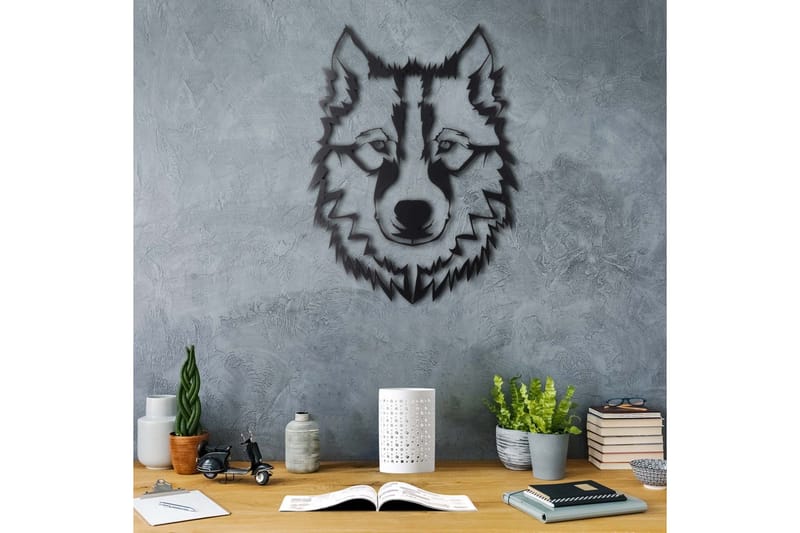 Dekorativ Väggaccessoar - Svart - Inredning - Väggdekor - Skylt - Plåtskyltar