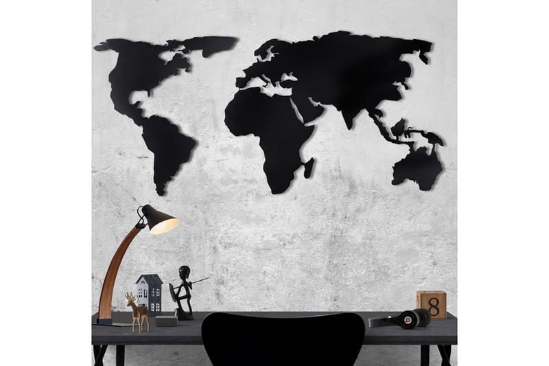 Dekorativ Väggaccessoar - Svart - Inredning - Väggdekor - Skylt - Plåtskyltar