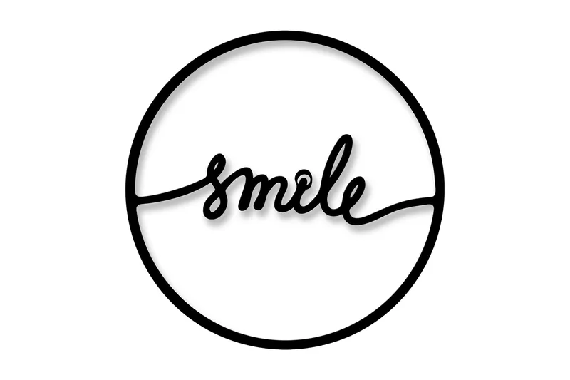 Dekorativ Väggaccessoar, Svart