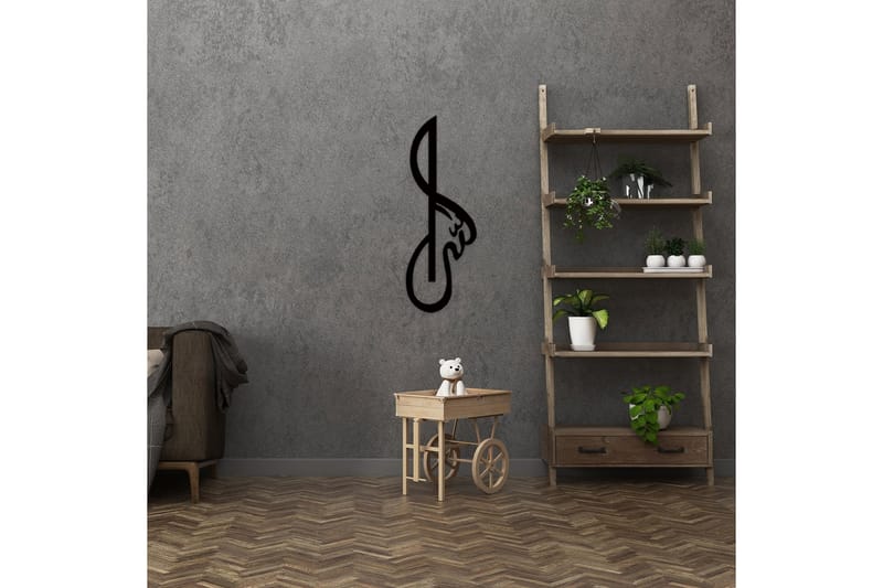 Dekorativ Väggaccessoar - Svart - Inredning - Väggdekor - Skylt - Plåtskyltar