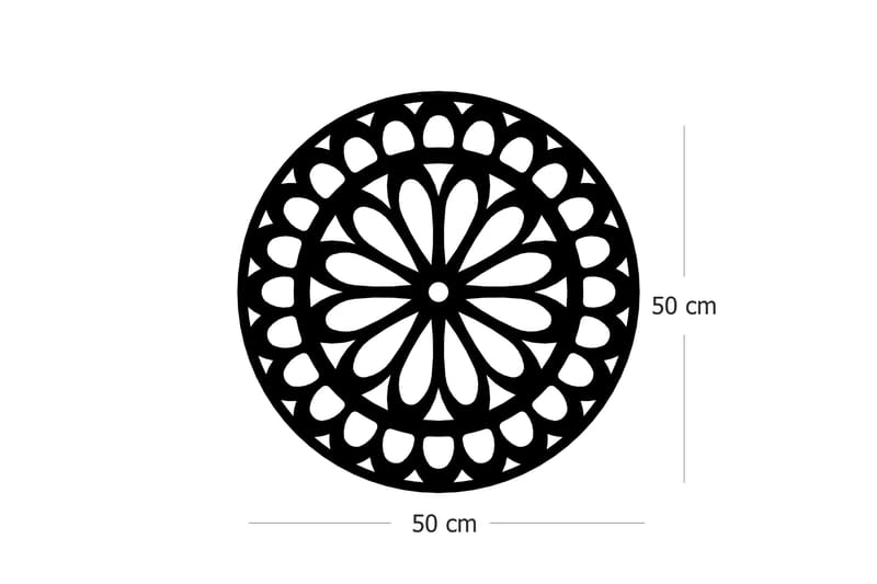 Dekorativ Väggaccessoar - Svart - Inredning - Väggdekor - Skylt - Plåtskyltar