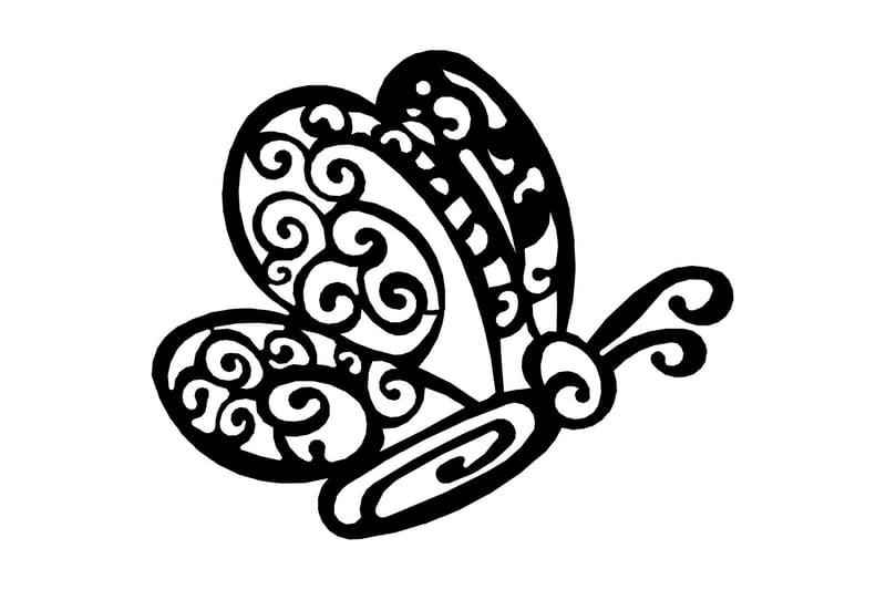 Dekorativ Väggaccessoar, Svart