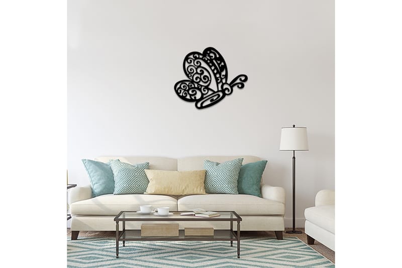 Dekorativ Väggaccessoar - Svart - Inredning - Väggdekor - Skylt - Plåtskyltar