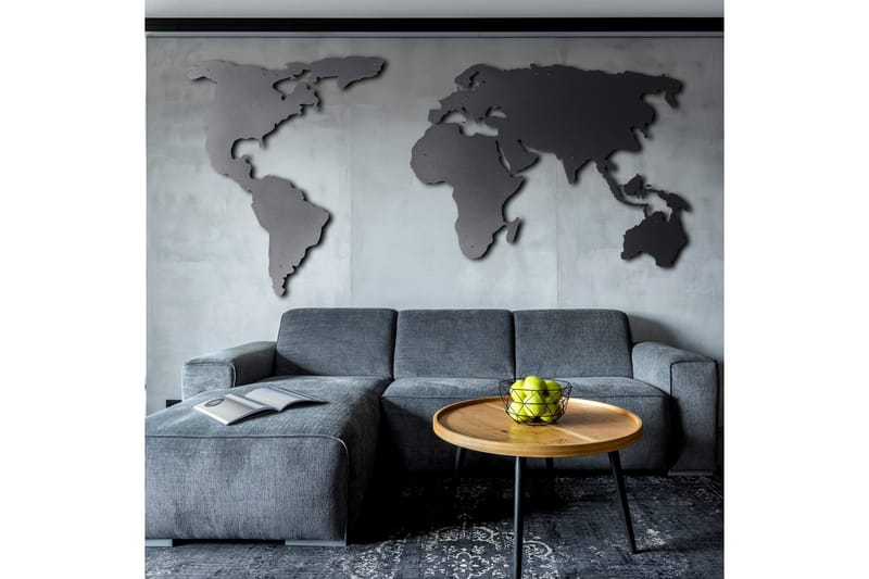 Dekorativ Väggaccessoar - Svart - Inredning - Väggdekor - Skylt - Plåtskyltar