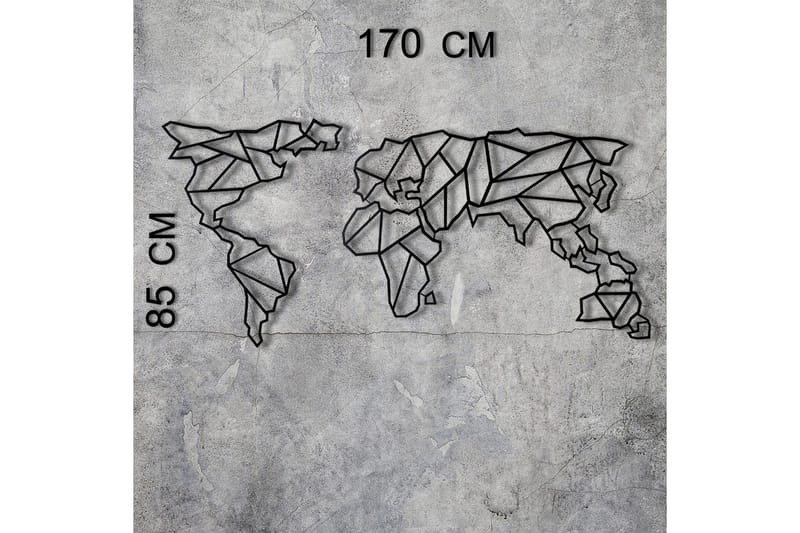 Dekorativ Väggaccessoar - Svart - Inredning - Väggdekor - Skylt - Plåtskyltar