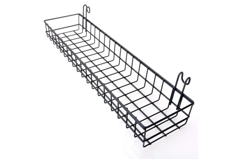 Dekorativ Väggaccessoar - Svart - Förvaring - Småförvaring - Förvaringskorgar - Trådkorg