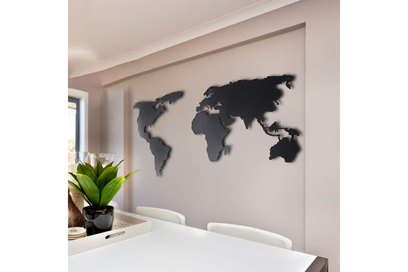 Dekorativ Väggaccessoar - Svart - Inredning - Väggdekor - Skylt - Plåtskyltar