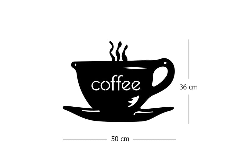 Dekorativ Väggaccessoar - Svart - Inredning - Väggdekor - Skylt - Plåtskyltar