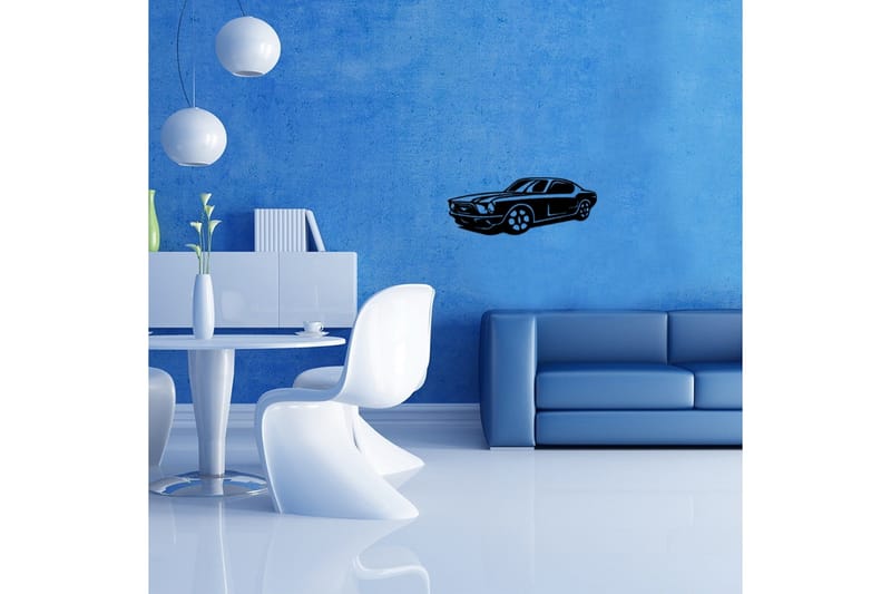 Dekorativ Väggaccessoar - Svart - Inredning - Väggdekor - Skylt - Plåtskyltar