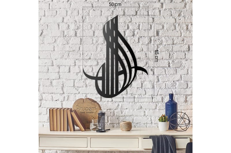 Dekorativ Väggaccessoar - Svart - Inredning - Väggdekor - Skylt - Plåtskyltar