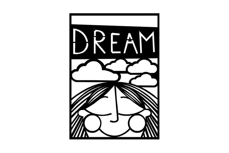 Dekorativ Väggaccessoar, Svart