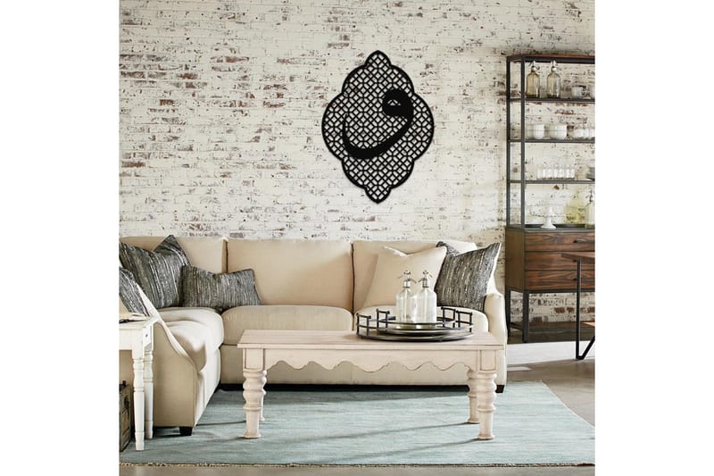 Dekorativ Väggaccessoar - Svart - Inredning - Väggdekor - Skylt - Plåtskyltar