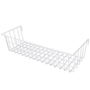 Dekorativ Väggdekor 16x38 cm - Vit - Förvaring - Småförvaring - Förvaringskorgar - Trådkorg