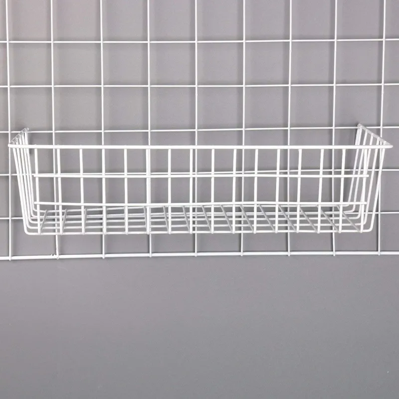 Dekorativ Väggdekor 16x38 cm - Vit - Förvaring - Småförvaring - Förvaringskorgar - Trådkorg