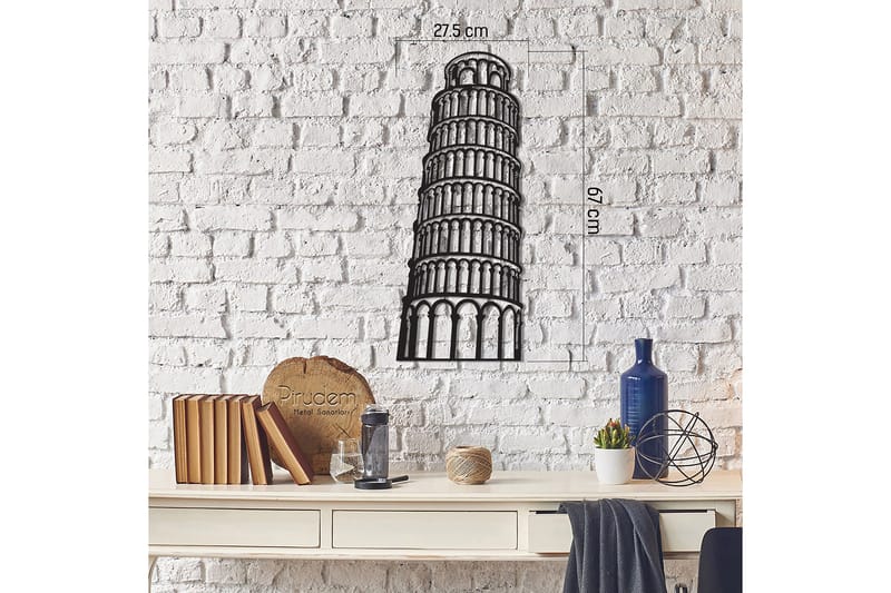 Dekorativ Väggdekor 28x70 cm - Svart - Inredning - Väggdekor - Skylt - Plåtskyltar