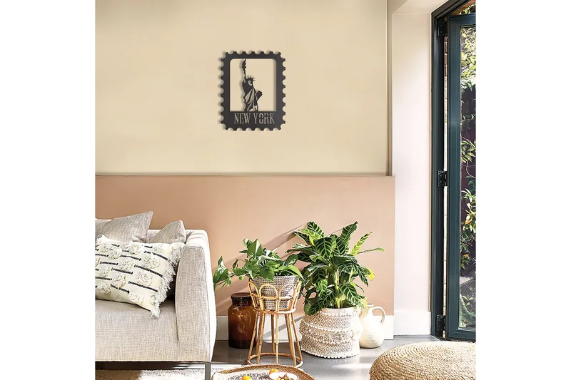 Dekorativ Väggdekor 30x37 cm - Svart - Inredning - Väggdekor - Skylt - Plåtskyltar