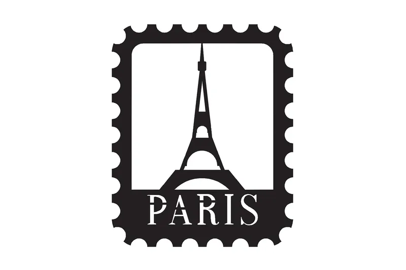 Dekorativ Väggdekor 30x37 cm, Svart