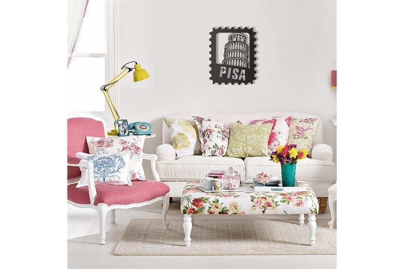 Dekorativ Väggdekor 30x37 cm - Svart - Inredning - Väggdekor - Skylt - Plåtskyltar