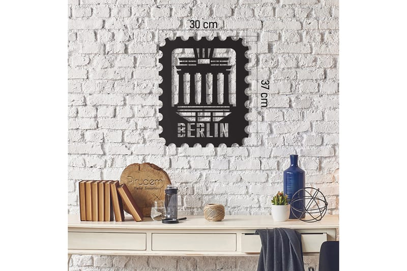 Dekorativ Väggdekor 30x37 cm - Svart - Inredning - Väggdekor - Skylt - Plåtskyltar