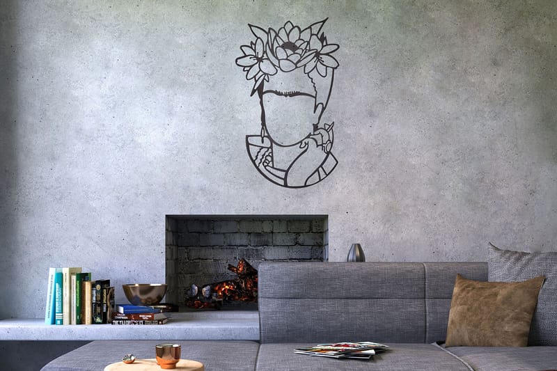 Dekorativ Väggdekor 40x70 cm - Svart - Inredning - Väggdekor - Skylt - Plåtskyltar