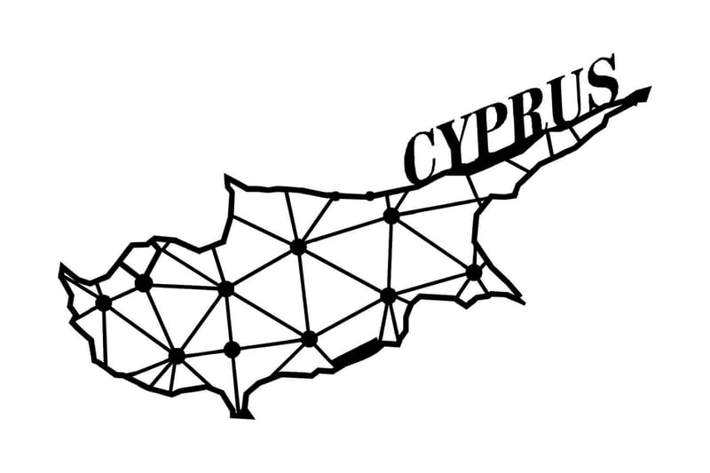 Dekorativ Väggdekor 43x70 cm, Svart