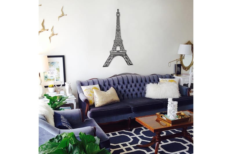 Dekorativ Väggdekor 44x70 cm - Svart - Inredning - Väggdekor - Skylt - Plåtskyltar