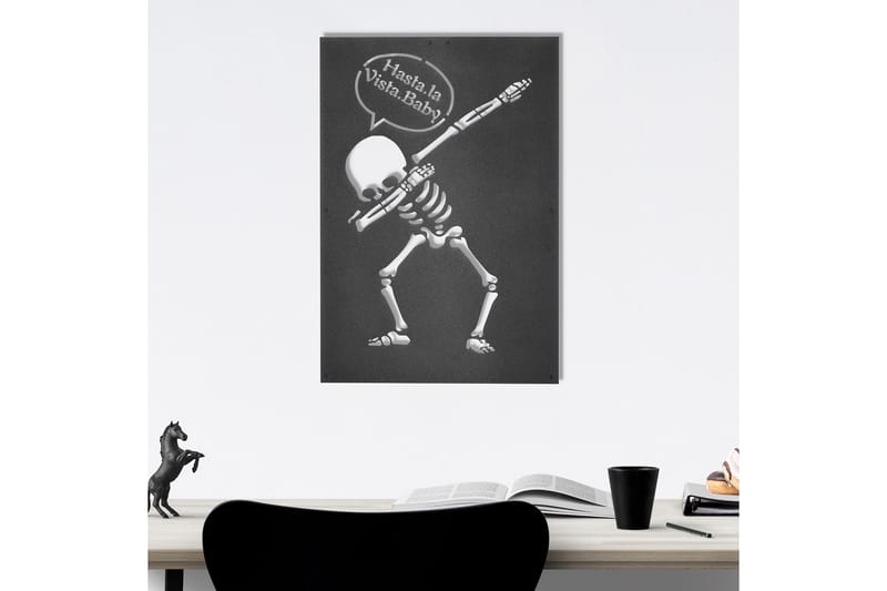 Dekorativ Väggdekor 45x70 cm - Svart - Inredning - Väggdekor - Skylt - Plåtskyltar