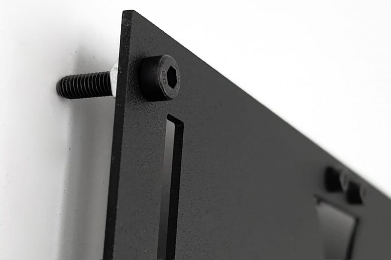 Dekorativ Väggdekor 49x49 cm - Svart - Inredning - Väggdekor - Skylt - Plåtskyltar