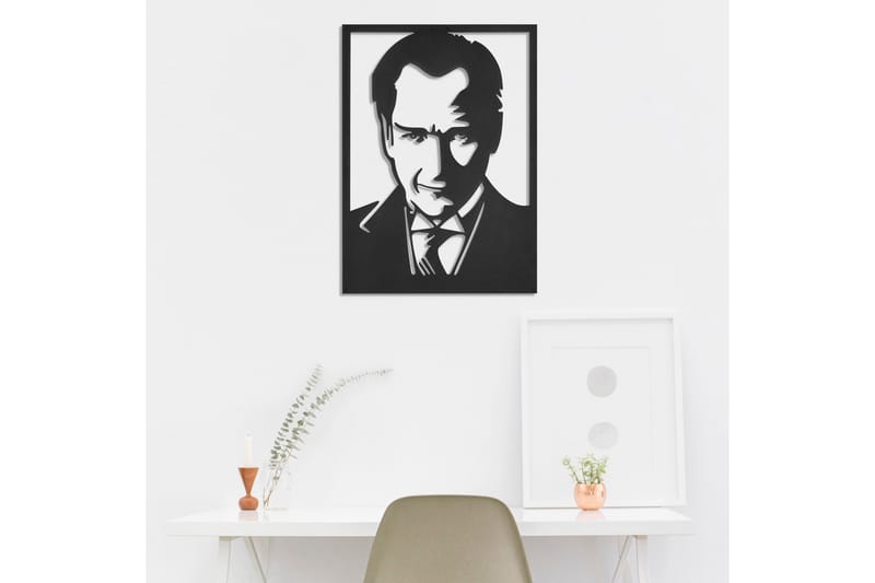 Dekorativ Väggdekor 50x70 cm - Svart - Inredning - Väggdekor - Skylt - Plåtskyltar