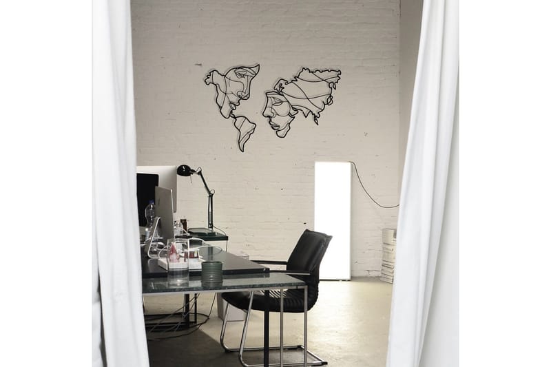 Duplicate 2 Väggdekor - Svart - Inredning - Väggdekor - Skylt - Plåtskyltar