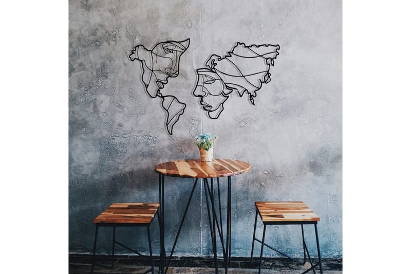 Duplicate Väggdekor - Svart - Inredning - Väggdekor - Skylt - Plåtskyltar