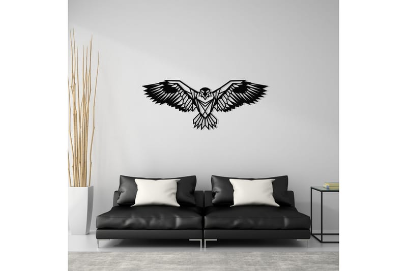 Eagle 3 Metal Decor Väggdekor - Svart - Inredning - Väggdekor - Skylt - Plåtskyltar