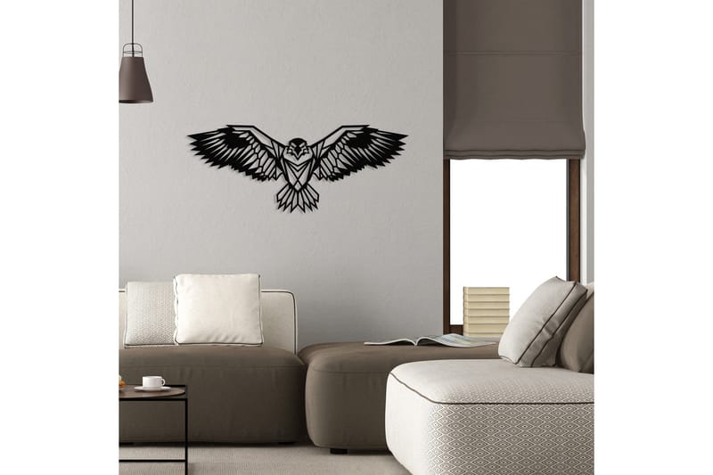 Eagle 3 Metal Decor Väggdekor - Svart - Inredning - Väggdekor - Skylt - Plåtskyltar