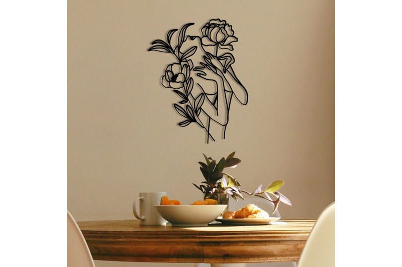 Elif Väggdekor - Svart - Inredning - Väggdekor - Skylt - Plåtskyltar