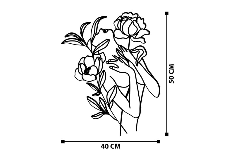 Elif Väggdekor - Svart - Inredning - Väggdekor - Skylt - Plåtskyltar