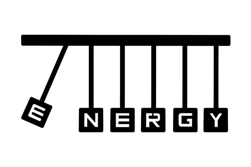 Energy Väggdekor - Svart - Inredning - Väggdekor - Skylt - Plåtskyltar