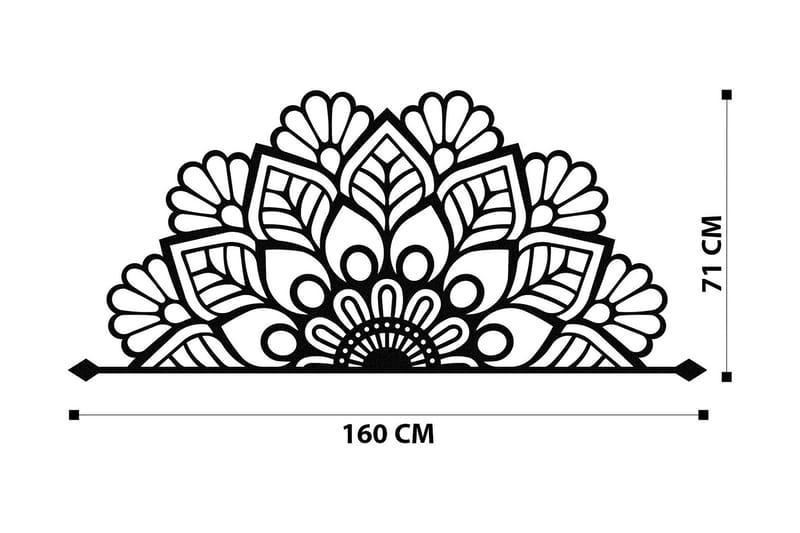 Esila Väggdekor - Svart - Inredning - Väggdekor - Skylt - Plåtskyltar