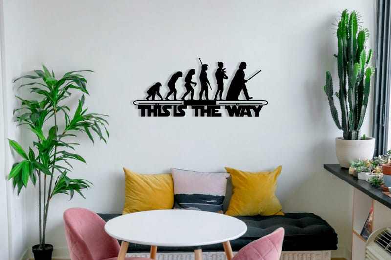 Evolution Väggdekor - Svart - Inredning - Väggdekor - Skylt - Plåtskyltar