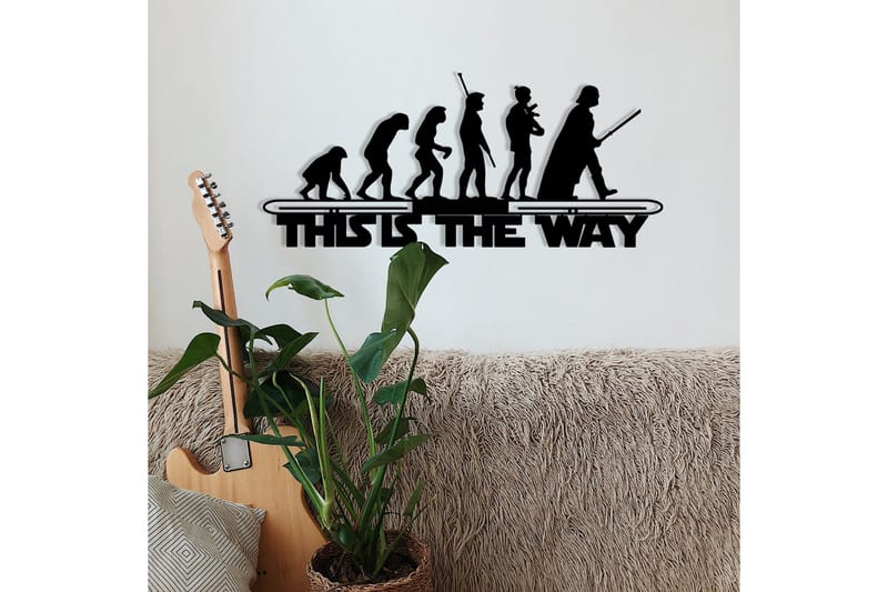 Evolution Väggdekor - Svart - Inredning - Väggdekor - Skylt - Plåtskyltar