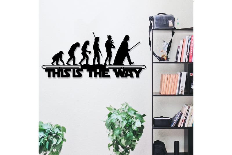 Evolution Väggdekor - Svart - Inredning - Väggdekor - Skylt - Plåtskyltar
