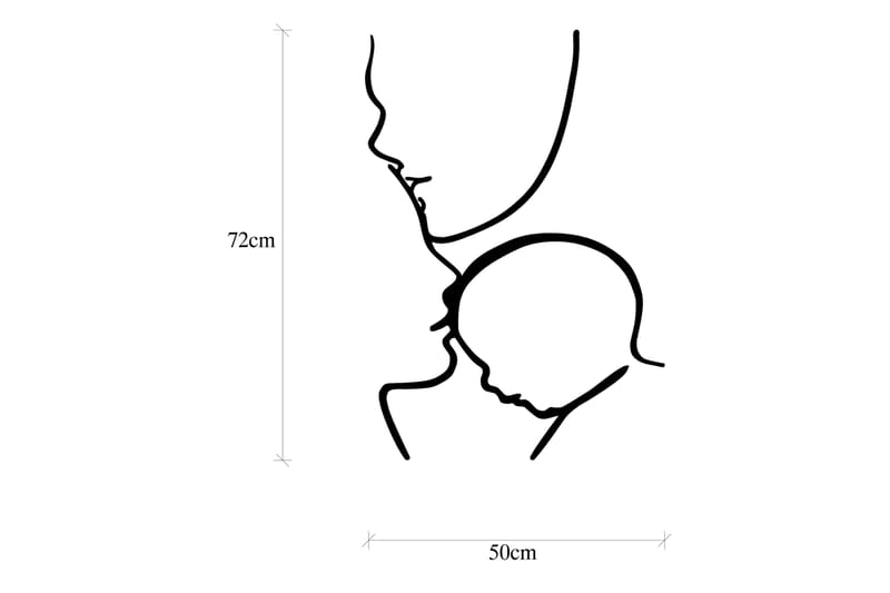 Family Väggdekor - Svart - Inredning - Väggdekor - Skylt - Plåtskyltar