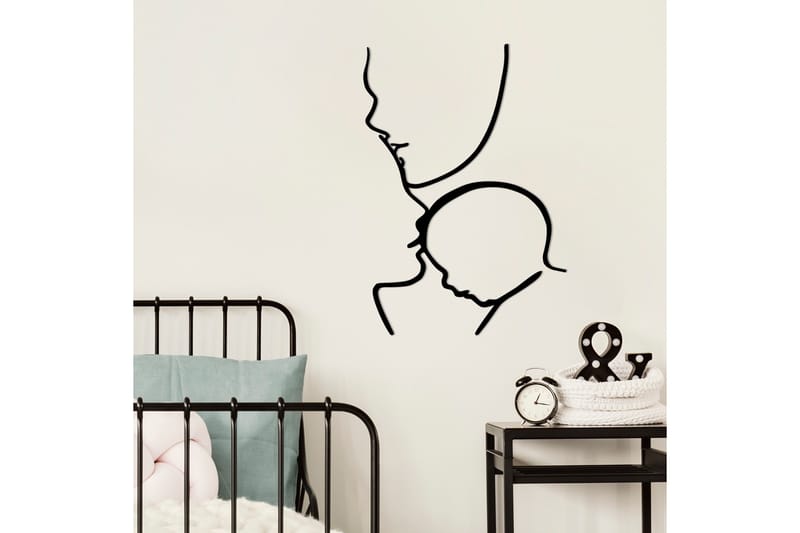 Family Väggdekor - Svart - Inredning - Väggdekor - Skylt - Plåtskyltar